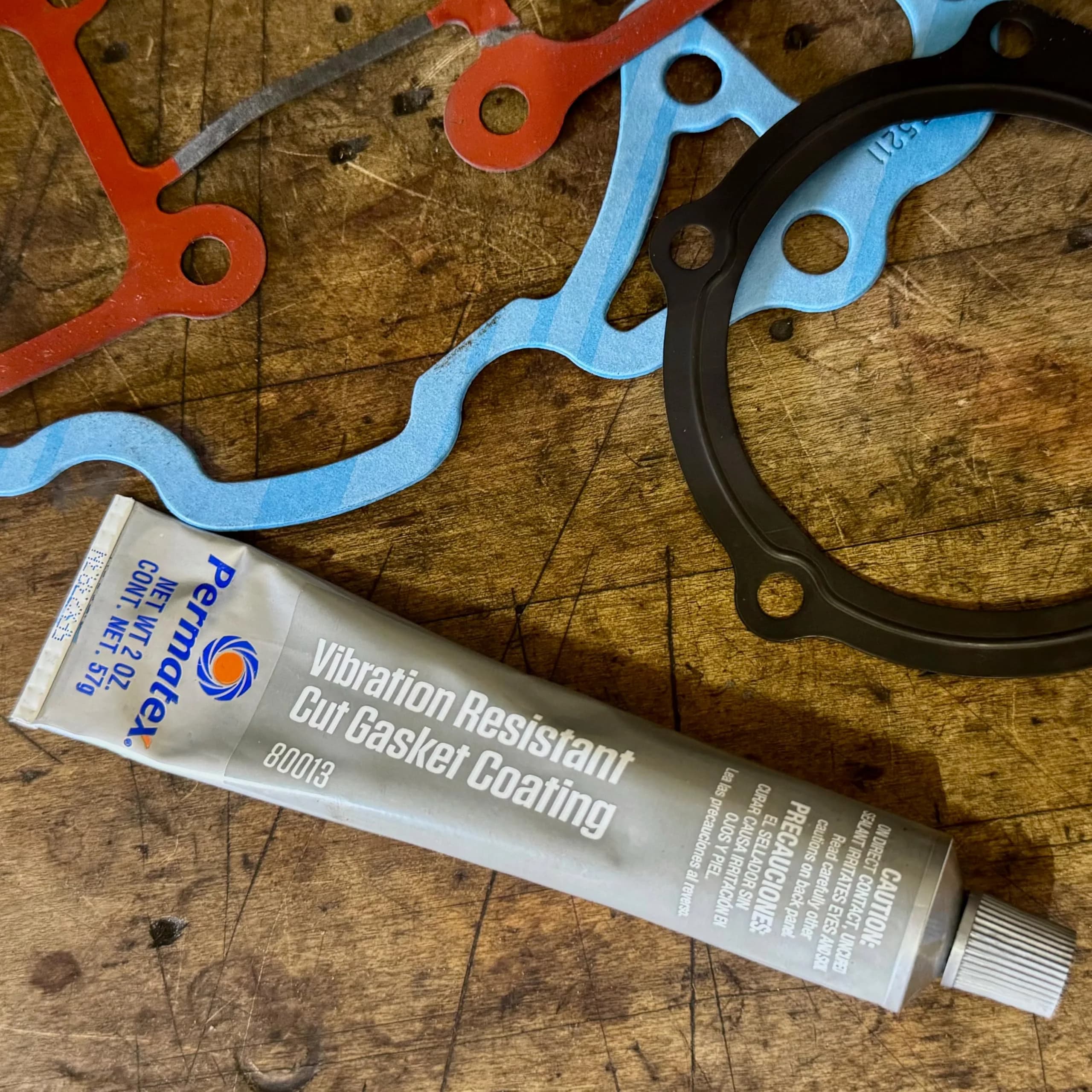 Permatex Grey Cut Gasket Coating 2 Fl Oz (59 ml) | High Torque, Vibration-Resistant Silicone Sealant - view 4