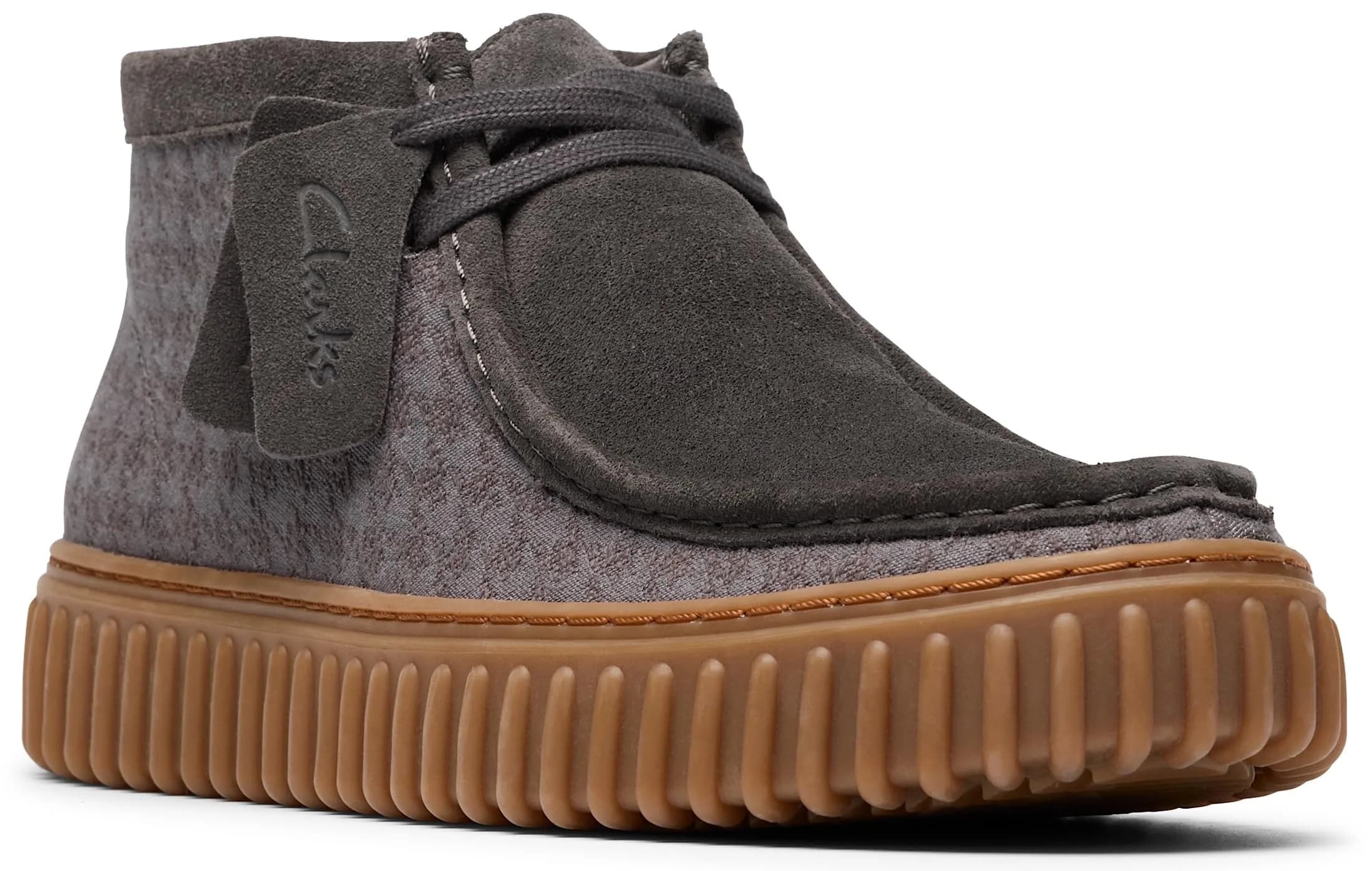 Clarks Men’s Torhill Hi Oxford Boot 8.5 | Heritage-Inspired Casual Leather Shoe - main product image