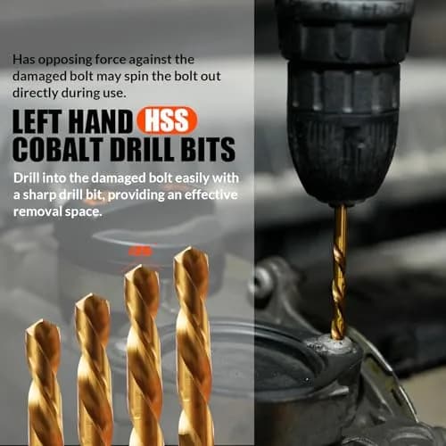 coobeast Bolt Extractor Kit 72PCS | Heavy Duty, Durable & Sharp for Broken Bolts & Screws thumbnail 5