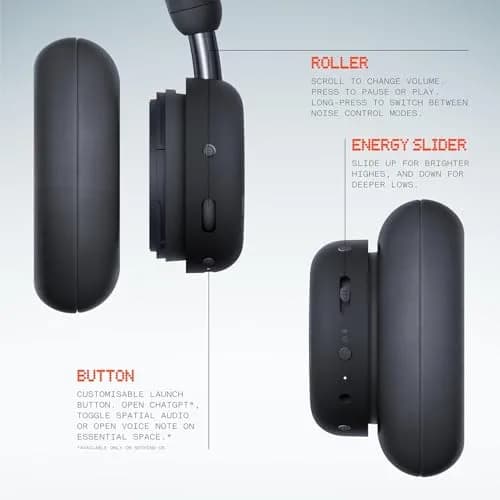 CMF BY Nothing Headphone Pro Active Noise Canceling Wireless Headphones Bluetooth 5.4 Over Ear 50H Playtime Dark Grey | LDAC & Custom EQ thumbnail 4