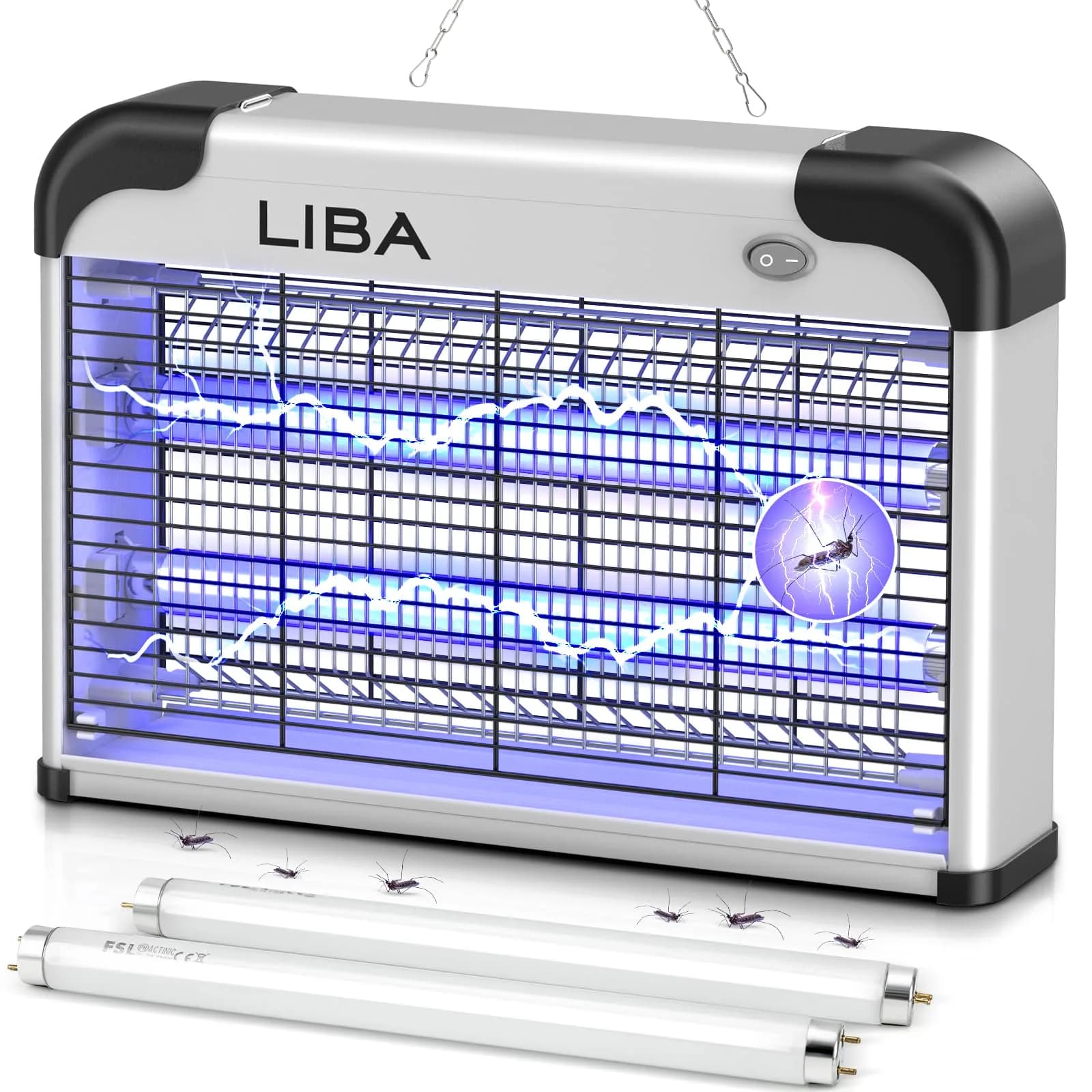 LiBa Bug Zapper Replacement Bulb 10W UV Lamp for 20W Indoor Zappers - 2 Pack - main product image