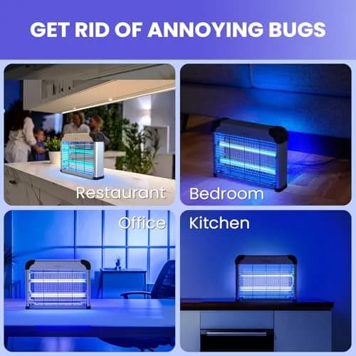 LiBa Bug Zapper Replacement Bulb 10W 2-Pack | 4000-Hour Lifespan UV Lamp for 20W Indoor Zappers thumbnail 7