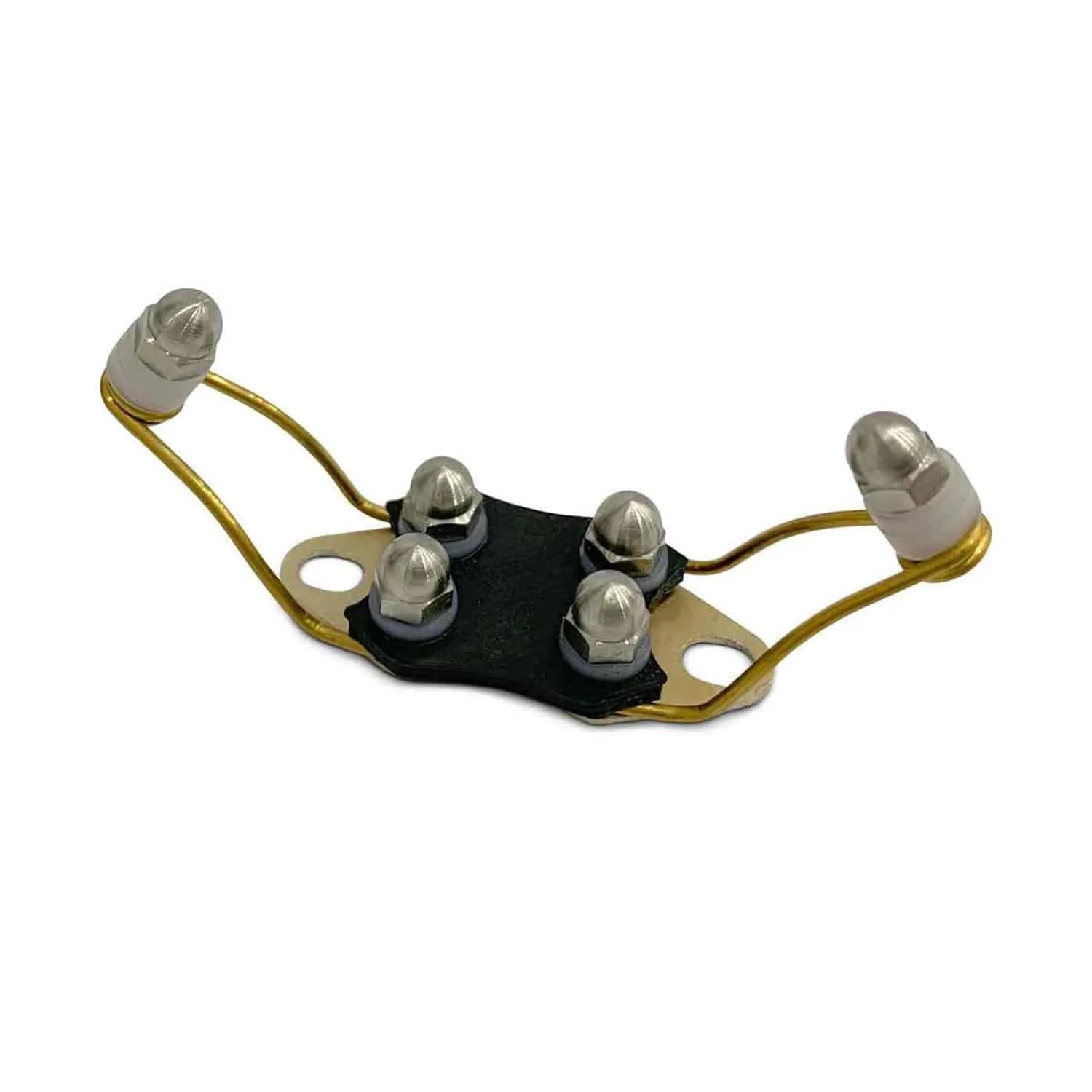 Educator CPAD-032 Winged Titanium Contact Pad | Compatible with E-Collar RX Series, Skin-Friendly Titanium, for Dogs with Moderate Hair Length - main product image
