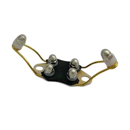 Educator CPAD-032 Winged Titanium Contact Pad | Compatible with E-Collar RX Series, Skin-Friendly Titanium, for Dogs with Moderate Hair Length thumbnail 1