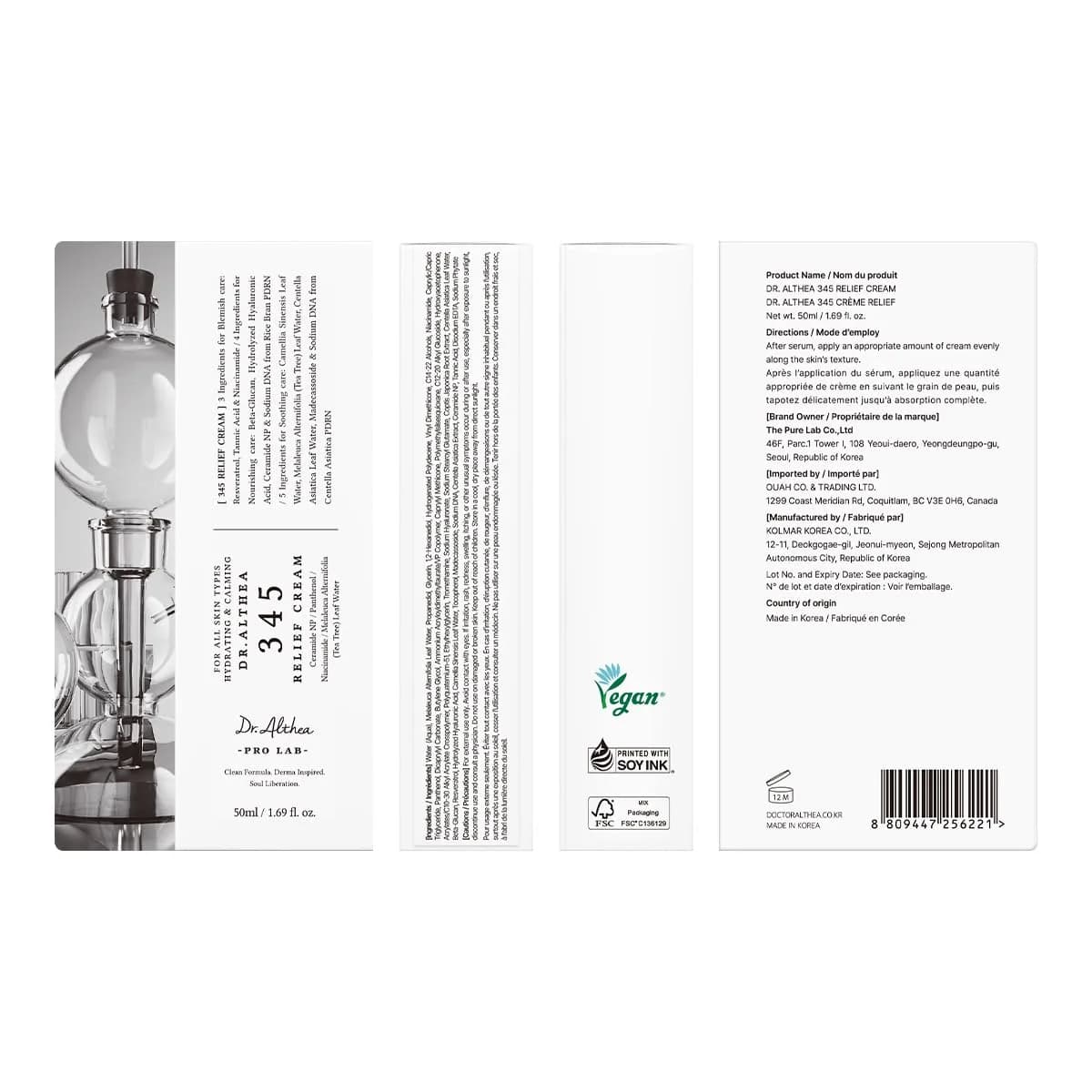 Dr.Althea 345 Relief Cream 50ml (1.69 Fl Oz) | Korean Skincare for Blemish Relief & Hydration - view 8