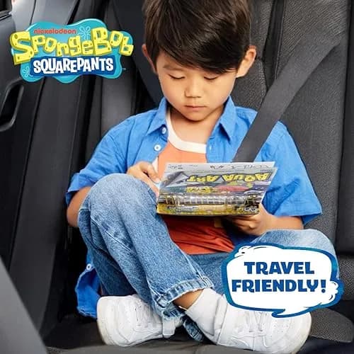 Horizon Group USA Spongebob Aqua Art Mess-Free Water Reveal Coloring Book with Pen 6 x 7.5 in. (4 Pages) | Reusable Travel Activity Pad for Kids Ages 3+ thumbnail 4