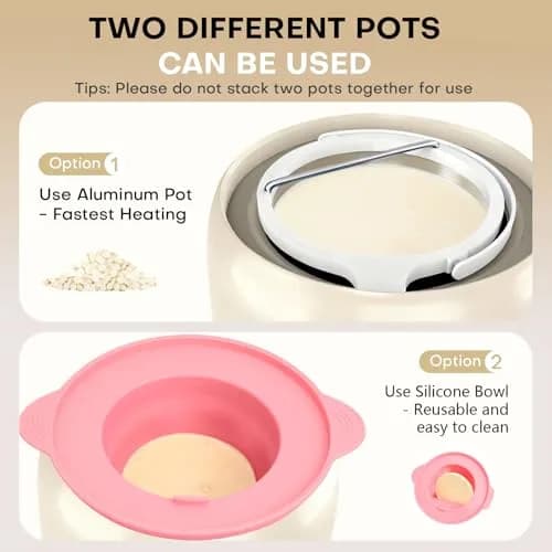 TIKESI Waxing Kit for Women and Men | Digital Wax Warmer with 14OZ 5 Bags Hard Wax Beads | Full Body, Face, Bikini, Legs, Sensitive Skin thumbnail 3