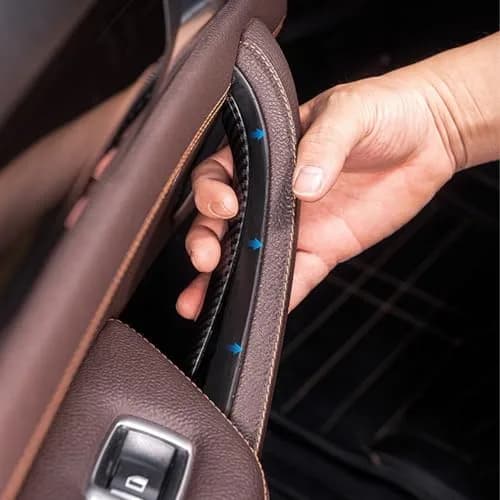 ORIVIN Black 3pcs Interior Door Handle Covers for BMW X3 F25 X4 F26 | Direct Fit Replacement thumbnail 8