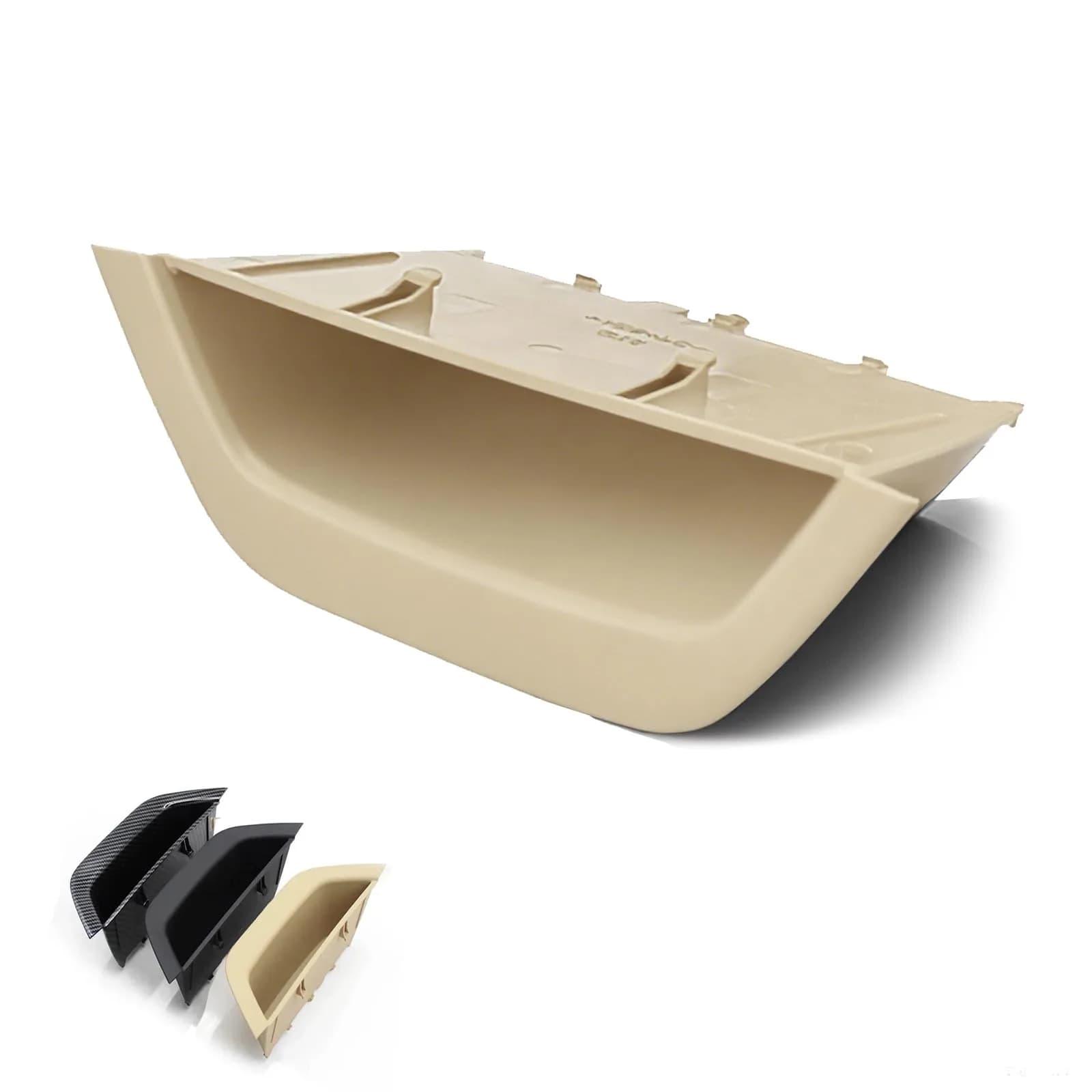 ORIVIN Door Armrest Storage Box Beige for BMW X3 F25 X4 F26 | Direct Fit Interior Handle Organizer - main product image