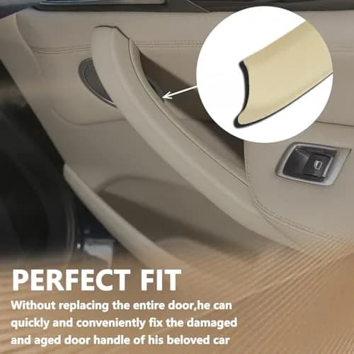 ORIVIN Interior Door Pull Handle Covers Beige for BMW X3 F25 X4 F26 | Set of 3 thumbnail 4