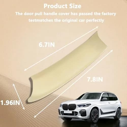 ORIVIN Interior Door Pull Handle Covers Beige for BMW X3 F25 X4 F26 | Set of 3 thumbnail 3