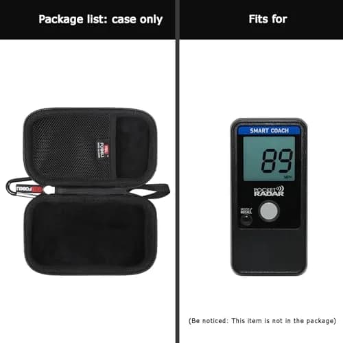 FBLFOBELI Hard Case for Pocket Radar Smart Coach Speed Gun & Ball Coach Radar Gun, 15.0cm (5.9") | Shockproof & Waterproof thumbnail 6