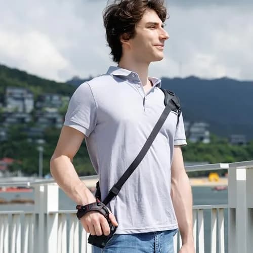 JJC Mirrorless Camera Hand Strap Wrist Strap for Canon EOS R50 R50V R100 | Adjustable Microfiber Support thumbnail 7