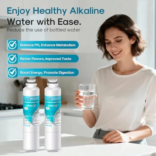 ICEPURE Alkaline DA29-00020B Refrigerator Water Filter 3 Pack | Balances pH & Removes Chlorine thumbnail 9