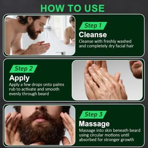 XIKEZAN Sandalwood Beard Oil 120ml (4.25 Fl Oz) | Natural Beard Growth Oil for Men thumbnail 5