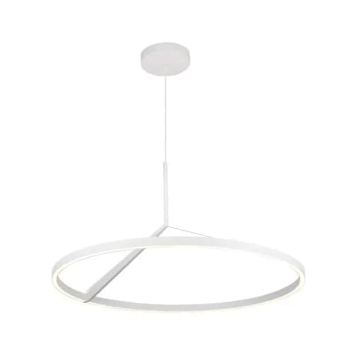 Kuzco Roda 31in 1-Light LED Pendant White | Modern Ceiling Light Fixture with Frosted Glass thumbnail 1