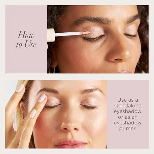 PÜR MINERALS Creamy Eyeshadow & Primer with Peptides, Cashmere | Buildable, Cream-to-Powder Formula for Light to Medium Coverage thumbnail 5