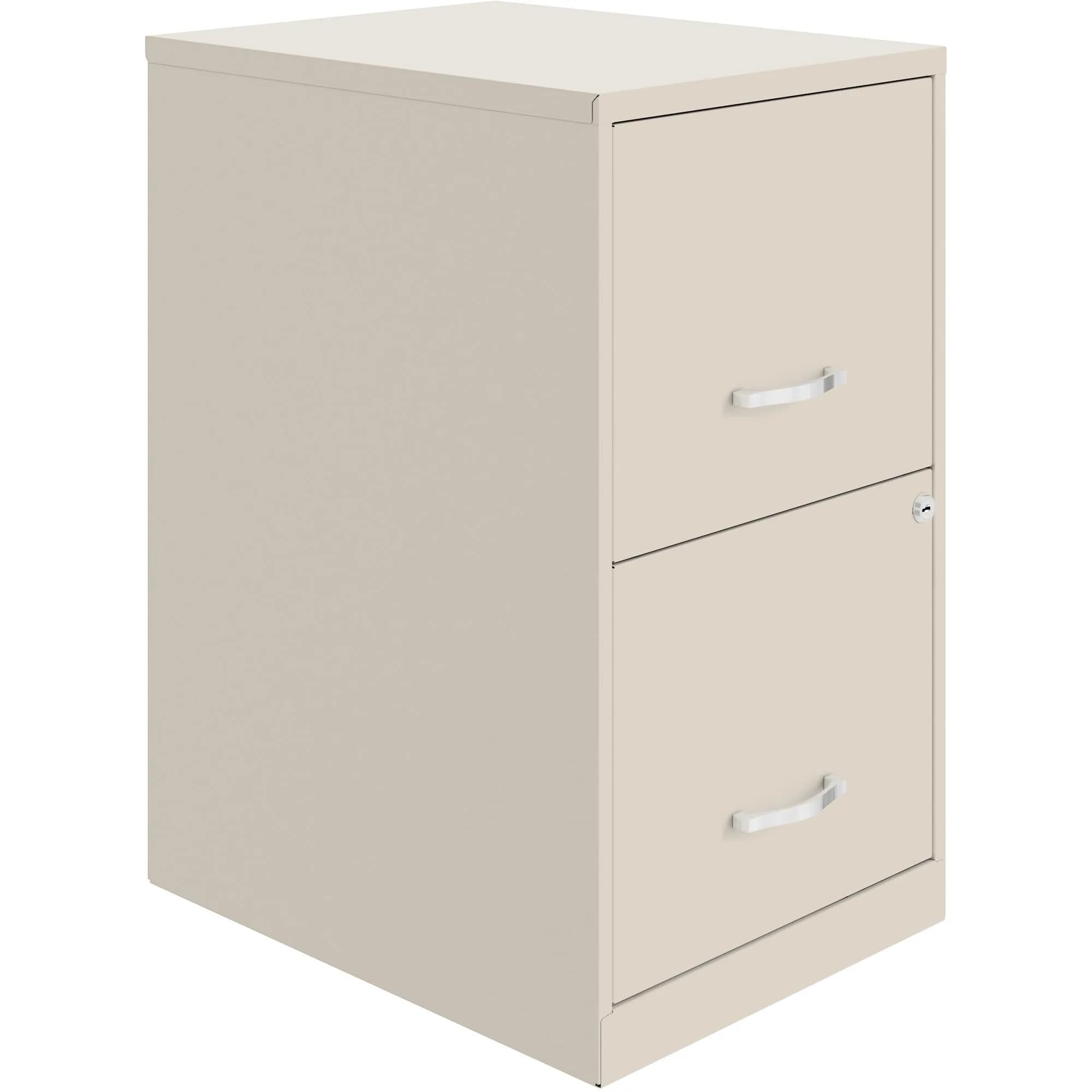 NuSparc 2 Drawer Locking Filing Cabinet | Steel, Space-Saving, Letter-Size | Home & Small Office - main product image