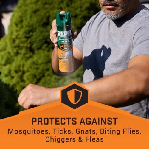 Repel Sportsmen Max Mosquito & Insect Repellent 192ml (6.5 Fl Oz) | 40% DEET, Pack of 3 thumbnail 5