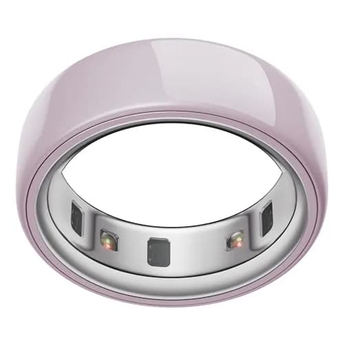 Oura Ring 4 Ceramic Smart Ring, Size 5 Petal | Sleep, Activity, Women's Health Tracking thumbnail 1