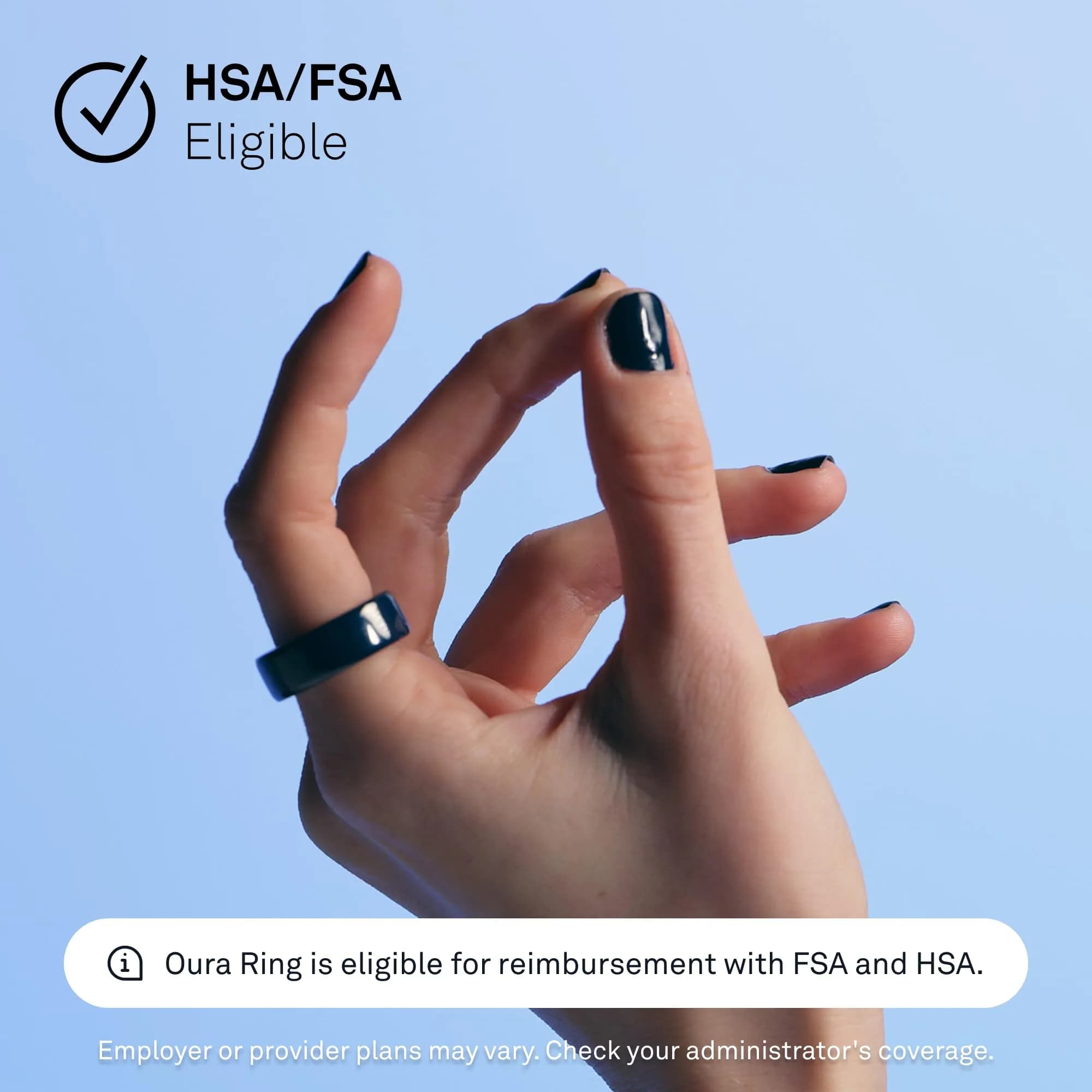 Oura Ring 4 Ceramic Midnight Size 5 | Smart Ring for Sleep, Activity, Women’s Health - view 8