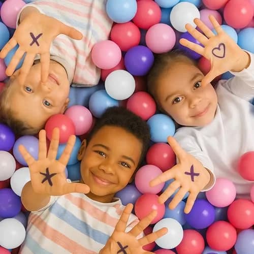 MW SPORTS Play Balls for Ball Pit | Crush Proof Plastic, BPA & Phthalate Free, Pastel Colors, 100 Balls thumbnail 7