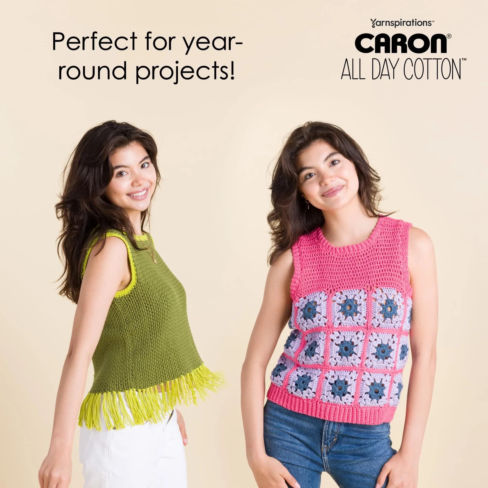 Caron All Day Cotton Morning Air Yarn - 3 Pack (300g/10.5oz) - 100% Mercerized Cotton - Worsted Weight - view 4