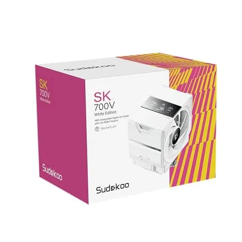Sudokoo SK700V White AM5-Designated Digital Air Cooler | High Performance 220W Heat Dissipation thumbnail 4