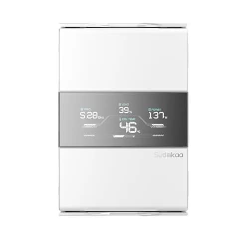 Sudokoo SK700V White AM5-Designated Digital Air Cooler | High Performance 220W Heat Dissipation thumbnail 2