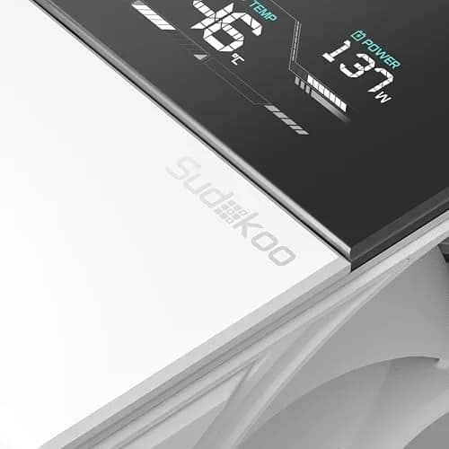 Sudokoo SK700V White AM5-Designated Digital Air Cooler | High Performance 220W Heat Dissipation thumbnail 3