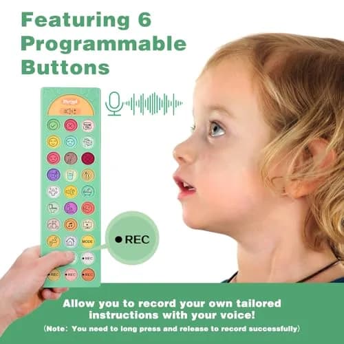 Joyreal AAC Device for Autism, Non-Verbal Communication Tool with 23 Buttons & Dual Language Support | Speech Therapy Aid for Kids & Adults thumbnail 4