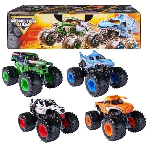 Monster Jam All Stars Monster Trucks 4-Pack | 1:64 Scale Die-Cast Vehicles for Kids & Collectors thumbnail 1