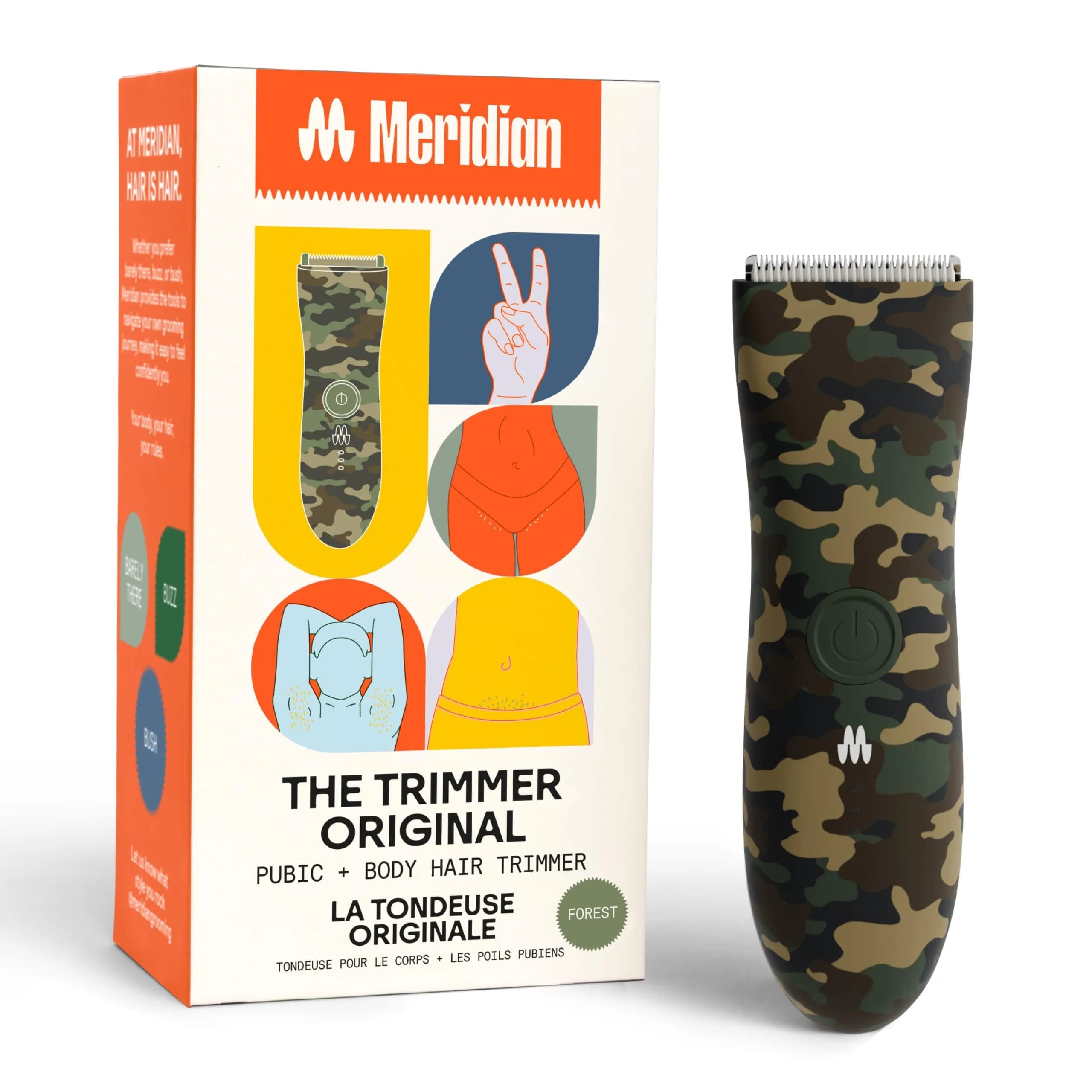 MERIDIAN The Trimmer Original Body Hair Trimmer for Men & Women - Forest - main product image