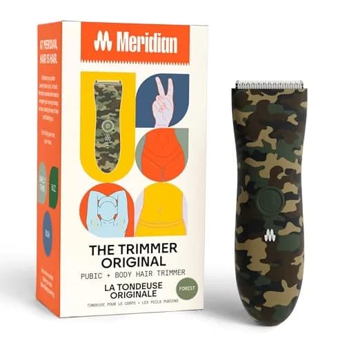 MERIDIAN The Trimmer Original Body Hair Trimmer for Men & Women, Forest | Waterproof & Rechargeable thumbnail 1