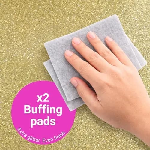 FBGC Pure Silver Glitter Paint Additive - Champagne Gold, 14.11oz (400g) for Walls & Furniture Sparkle thumbnail 4