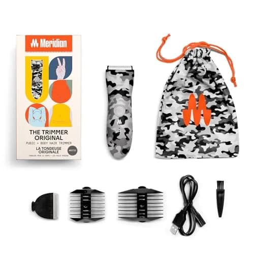 MERIDIAN The Trimmer Original Body Hair Trimmer for Men & Women Arctic | 3-12mm Adjustable Length thumbnail 6