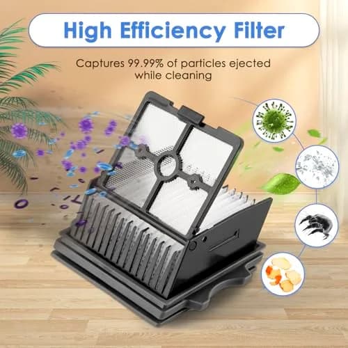 BRUVISH Vacuum Filter Replacement Kit for Tineco Floor One S9 Artist Pro & S6 | HEPA & Brush Rollers, 6 Pack thumbnail 3