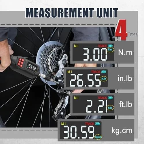VANPO Digital Torque Screwdriver 1.77-26.55 in.lb (0.2-3Nm) | ±2% Accuracy Precision Tool thumbnail 7