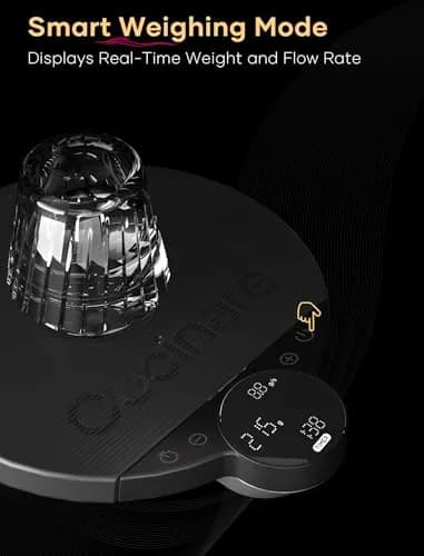 Cocinare Balance Lite Coffee Scale with Timer, 3kg/0.1g | Precision Digital Scale for Pour-Over & Espresso thumbnail 4