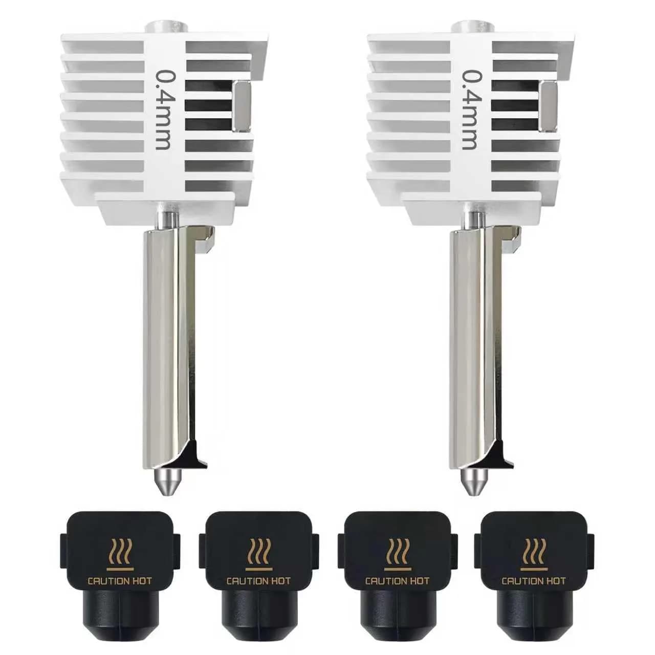 HzdaDeve 0.4mm Hardened Steel Hotend Kit 2-Pack | Precision Extrusion for Bambu Lab A1 Mini/A1/A2L Printers