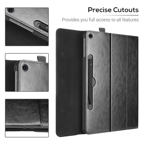 ProCase Premium PU Leather Folio Stand Case for Surface Pro 12" | Wireless Pen Charging & Extra Storage thumbnail 5