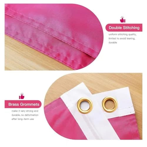 Aieted The Outsiders Pink Flag Poster 90cm x 150cm (3ft x 5ft) | Vibrant Polyester Tapestry for Fans thumbnail 6