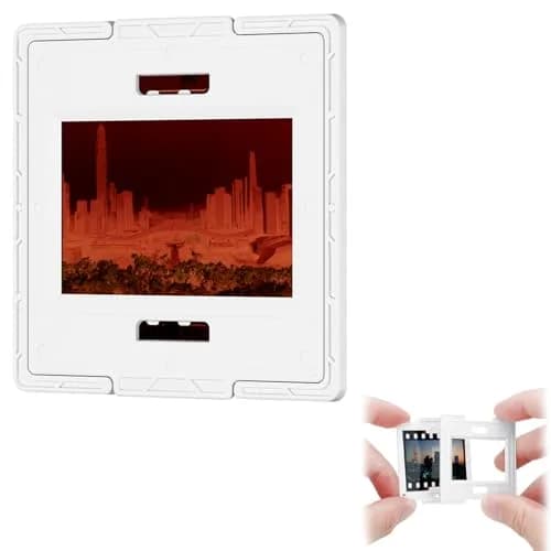 JJC 35mm Slide Film Mounts 50 Pairs (100 pcs) | Premium Scanning Accessories for Projectors & Scanners thumbnail 1