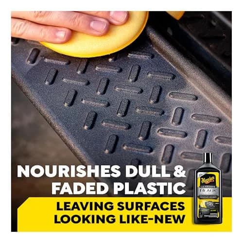 Meguiar's Ultimate Black Plastic Restorer 16 Oz | Deep UV Protection, Long-Lasting Gloss, Fast-Drying thumbnail 2