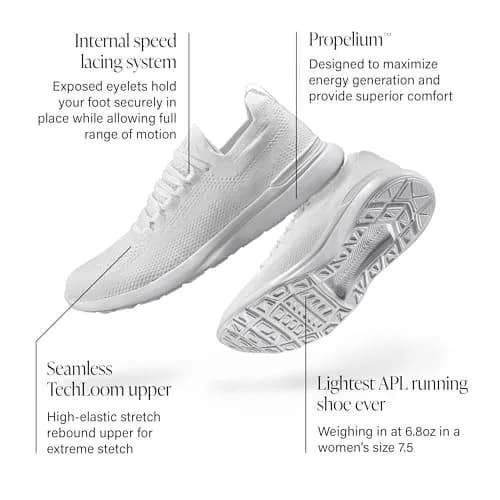 APL Women's Techloom Breeze 6.5 Medium | Lightweight Running Shoe with Propelium thumbnail 2