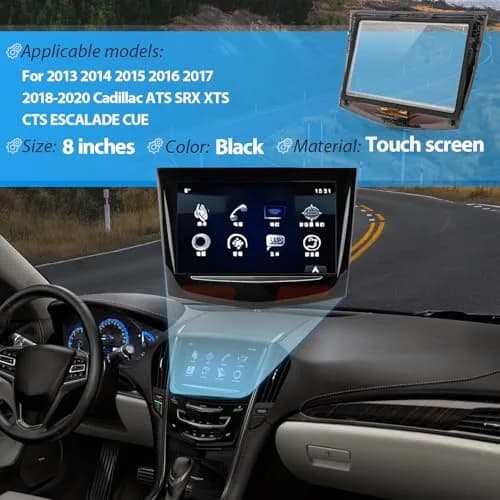 HBIHGHHONG Cadillac ATS SRX XTS CTS Escalade CUE Touch Screen Replacement Display Glass | High-Definition Fit (70-120 chars) thumbnail 3