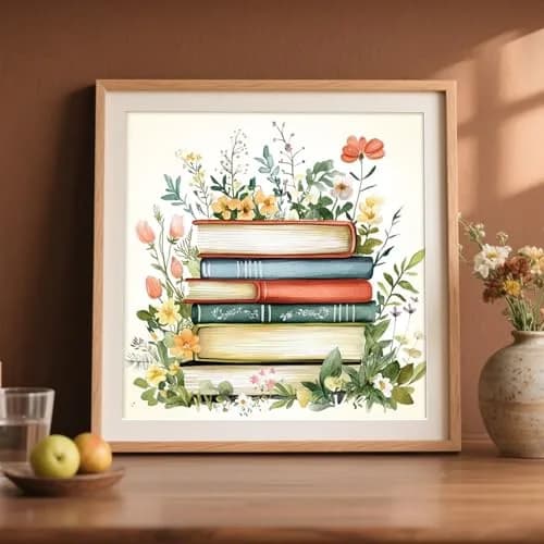Amphol Paint by Numbers Kit for Adults 16”x16” | Floral Canvas with Acrylic Paint & Brushes thumbnail 3