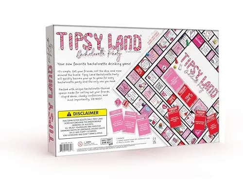 TIPSY LAND Bachelorette Edition | Adult Party Board Game for Groups 3-8 Players thumbnail 7