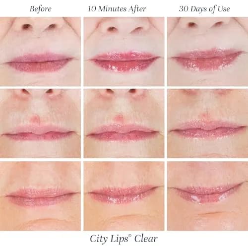 City Beauty City Lips Clear Plumping Lip Gloss 0.48 Fl Oz | Hyaluronic Acid & Peptides thumbnail 8