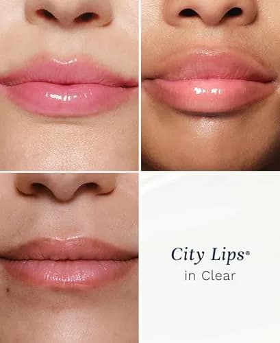 City Beauty City Lips Clear Plumping Lip Gloss 0.48 Fl Oz | Hyaluronic Acid & Peptides thumbnail 4